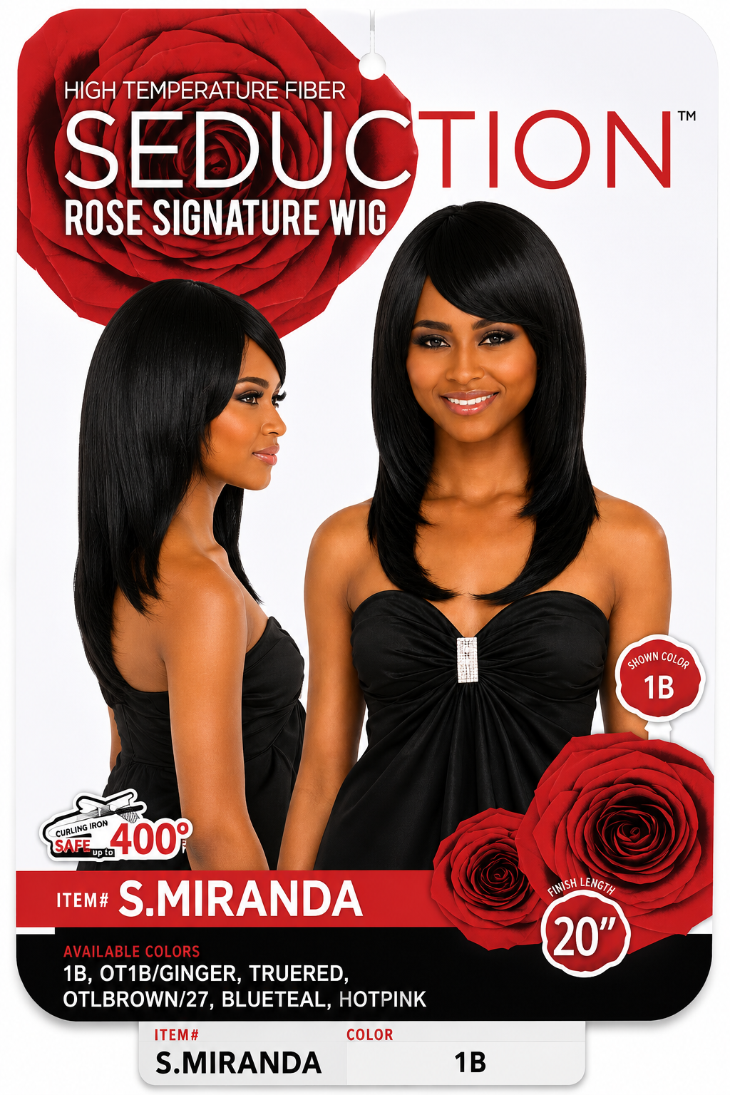 SEDUCTION ROSE SIGNATURE WIG S.MIRANDA