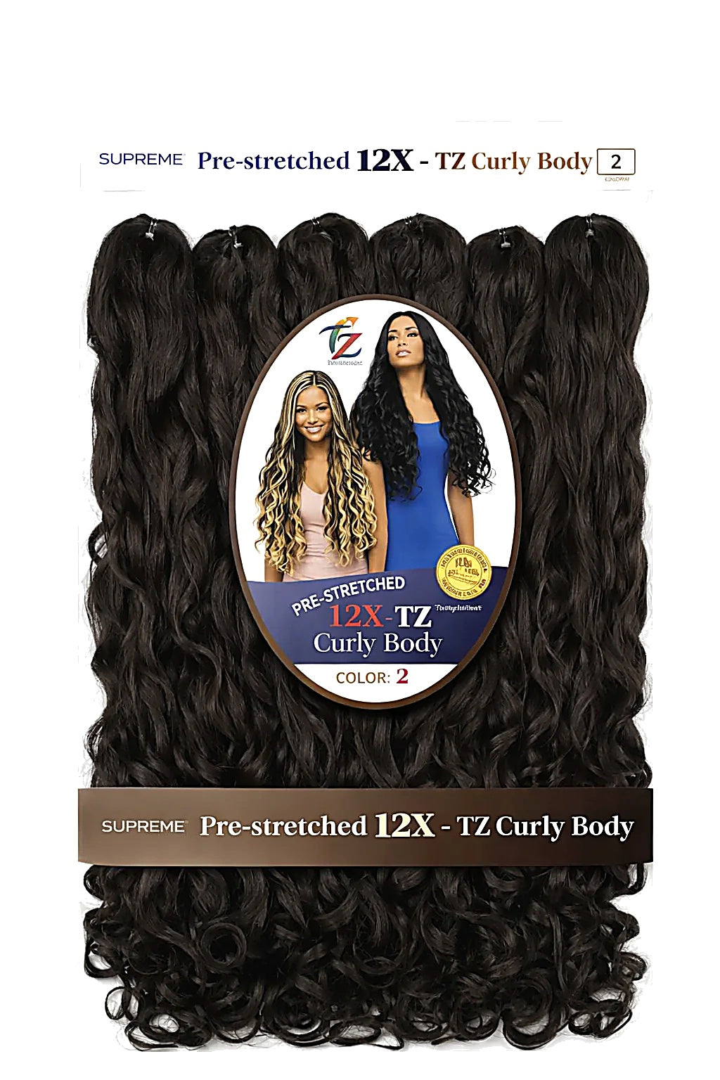 12X TZ CURL BODY LINDA PRE-STRETCHED