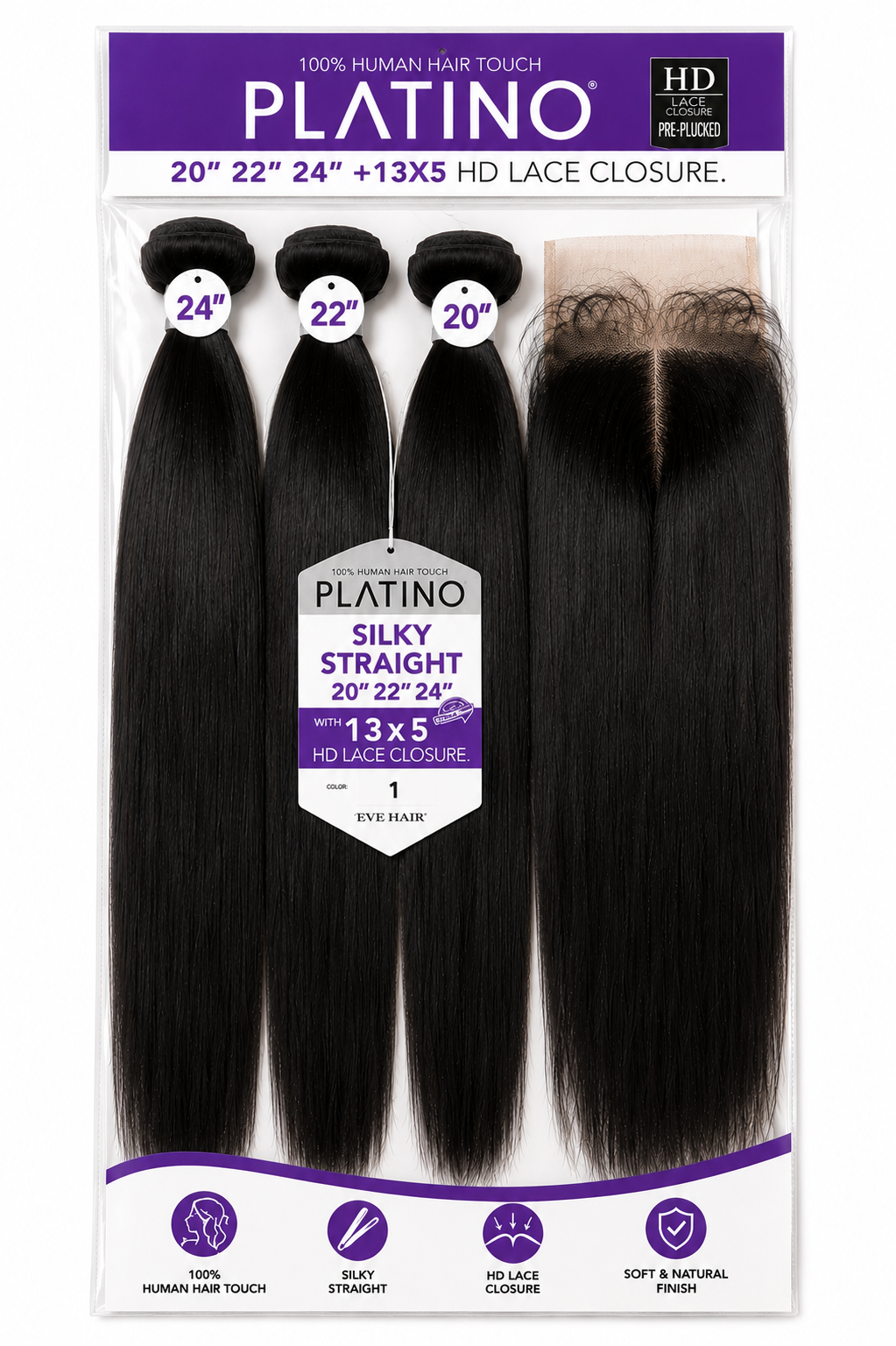 13PST2024/PLATINO STRAIGHT MULTI 20"22"24" HD 13X5