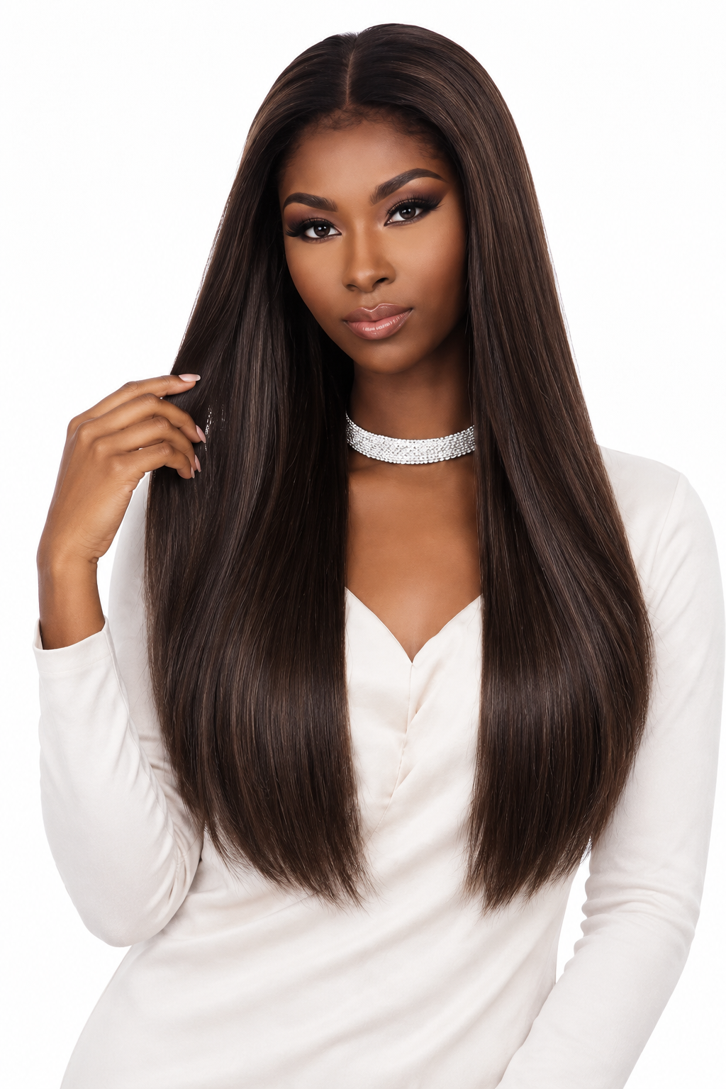 PHB-MIKA 13X6 360 LACE HUMAN BLEND WIG
