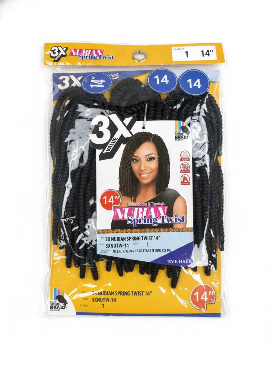 3X NUBIAN SPRING TWIST BRAID 3XNUTW 14