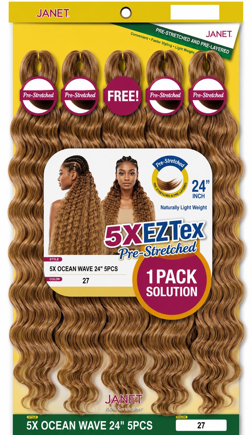 5X EZ OCEAN WAVE 24 5PCS
