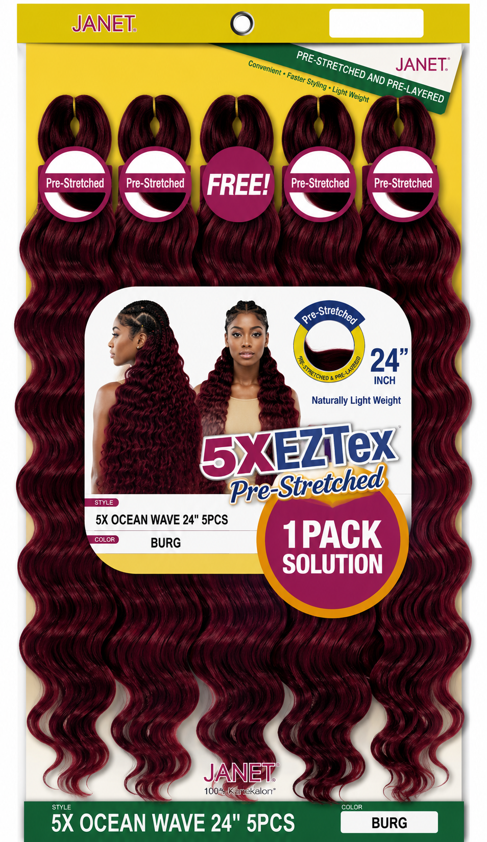 5X EZ OCEAN WAVE 24 5PCS