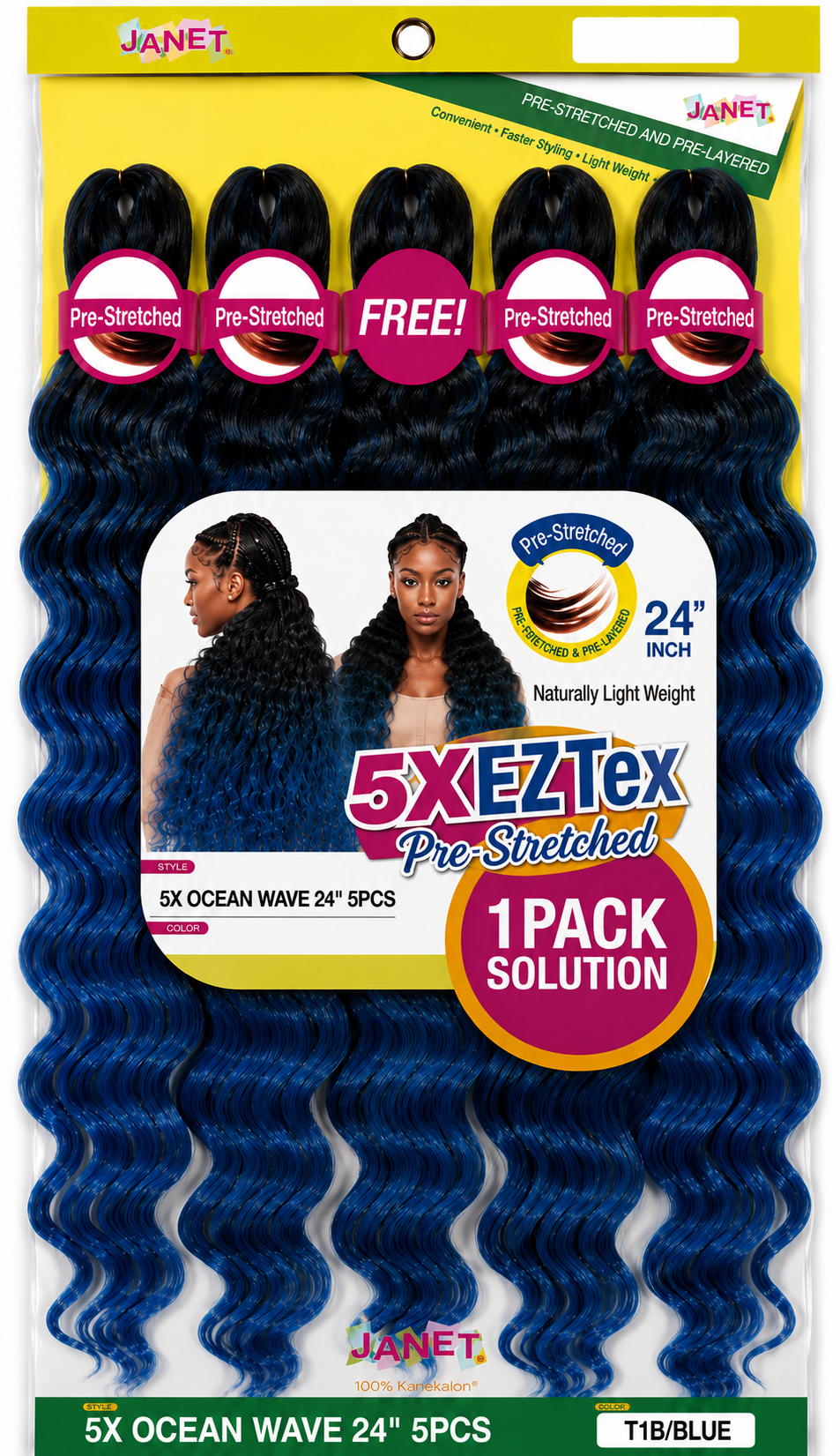 5X EZ OCEAN WAVE 24 5PCS
