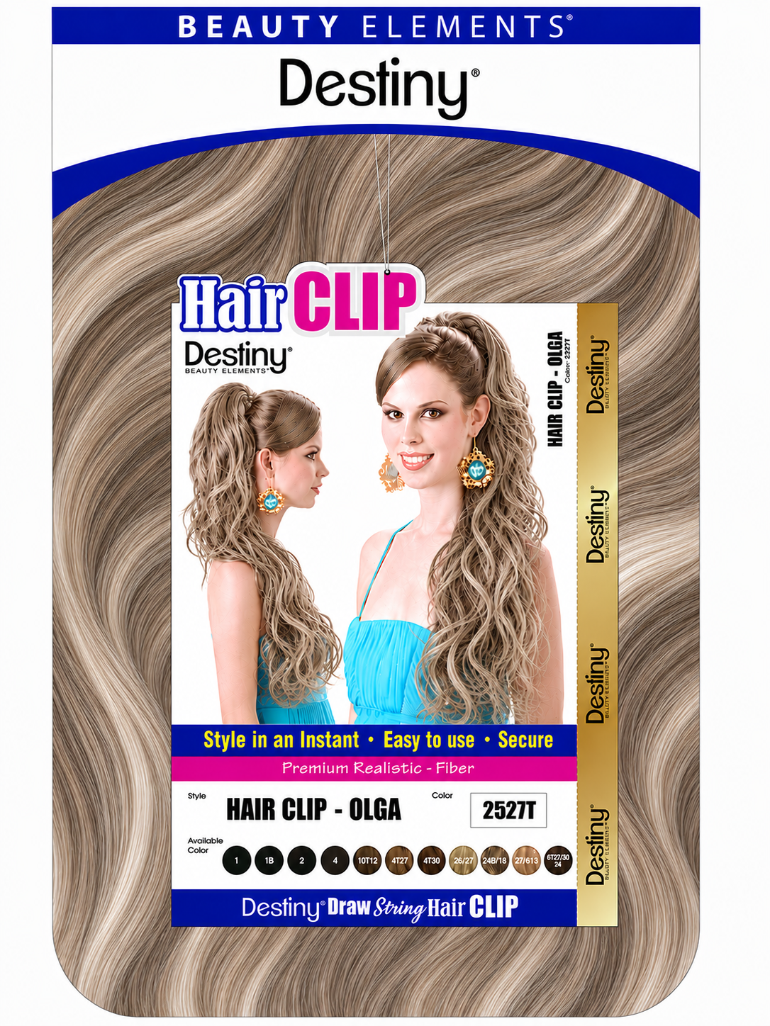 DESTINY HAIR CLIP OLGA