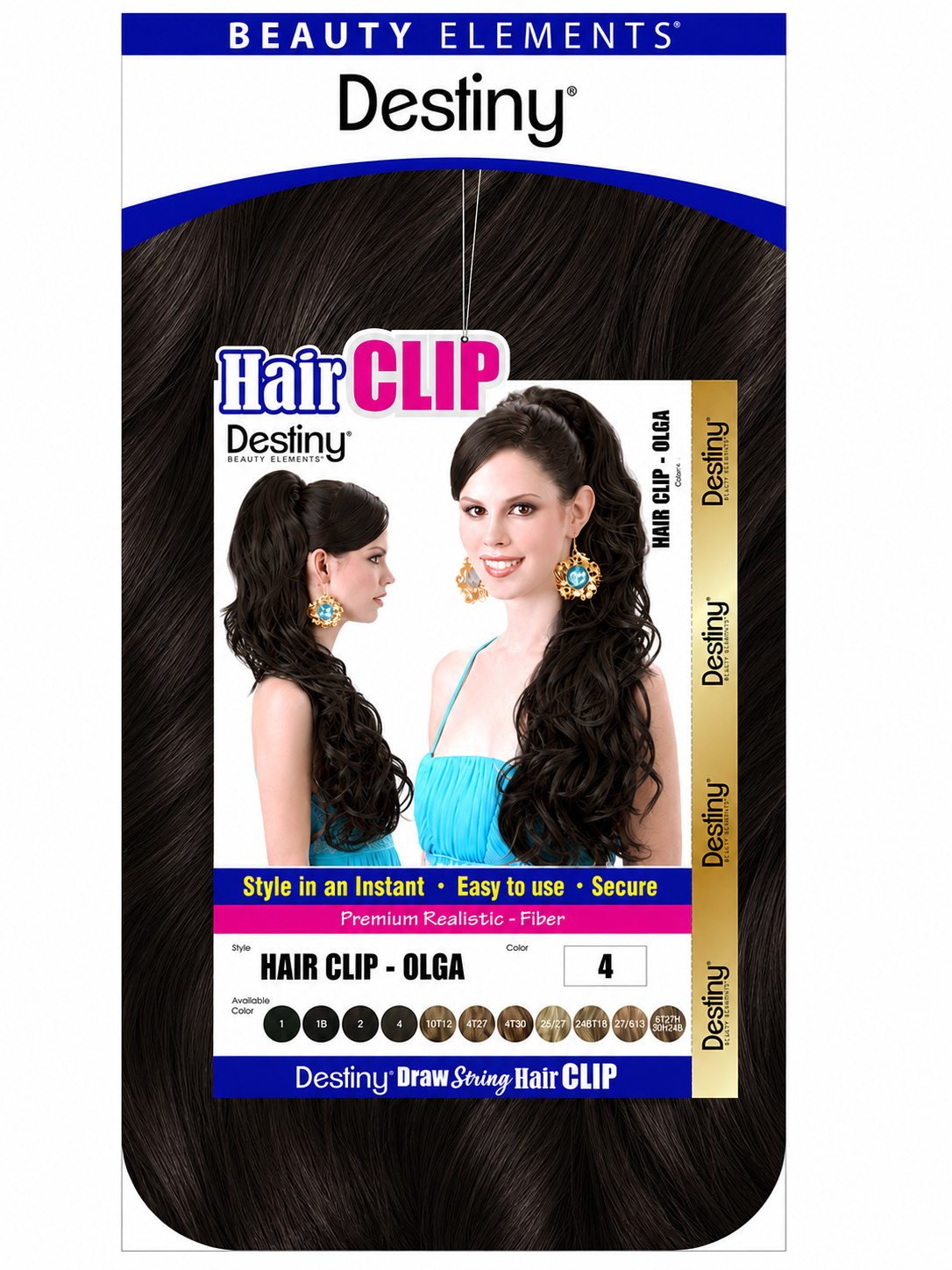 DESTINY HAIR CLIP OLGA