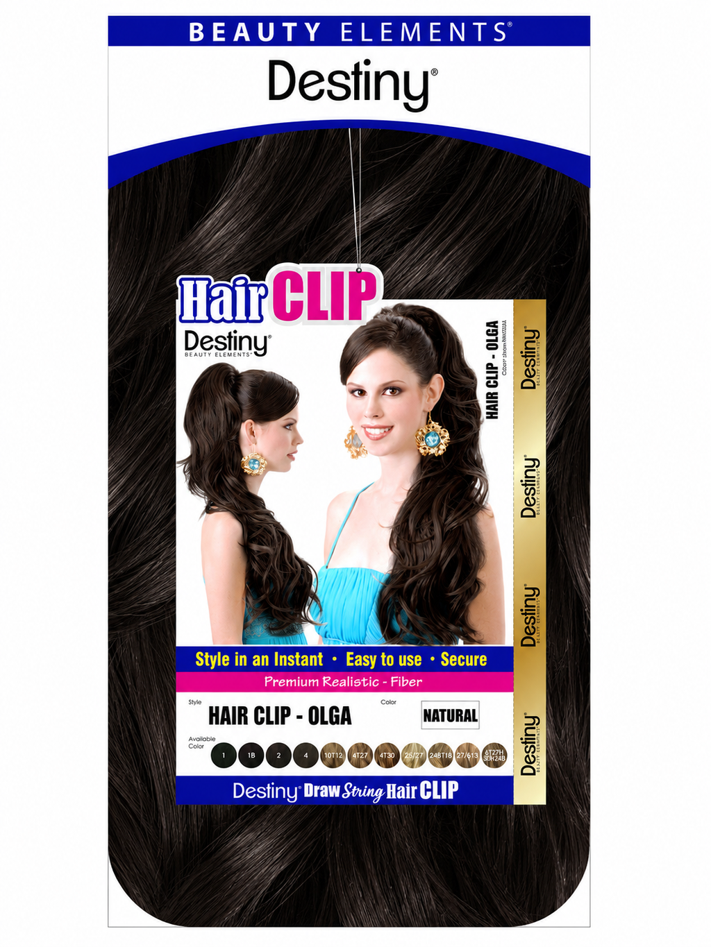 DESTINY HAIR CLIP OLGA