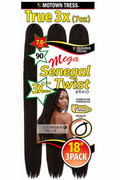 TRUE 3X MEGA SENEGAL TWIST BRAID CST. MEGA 18